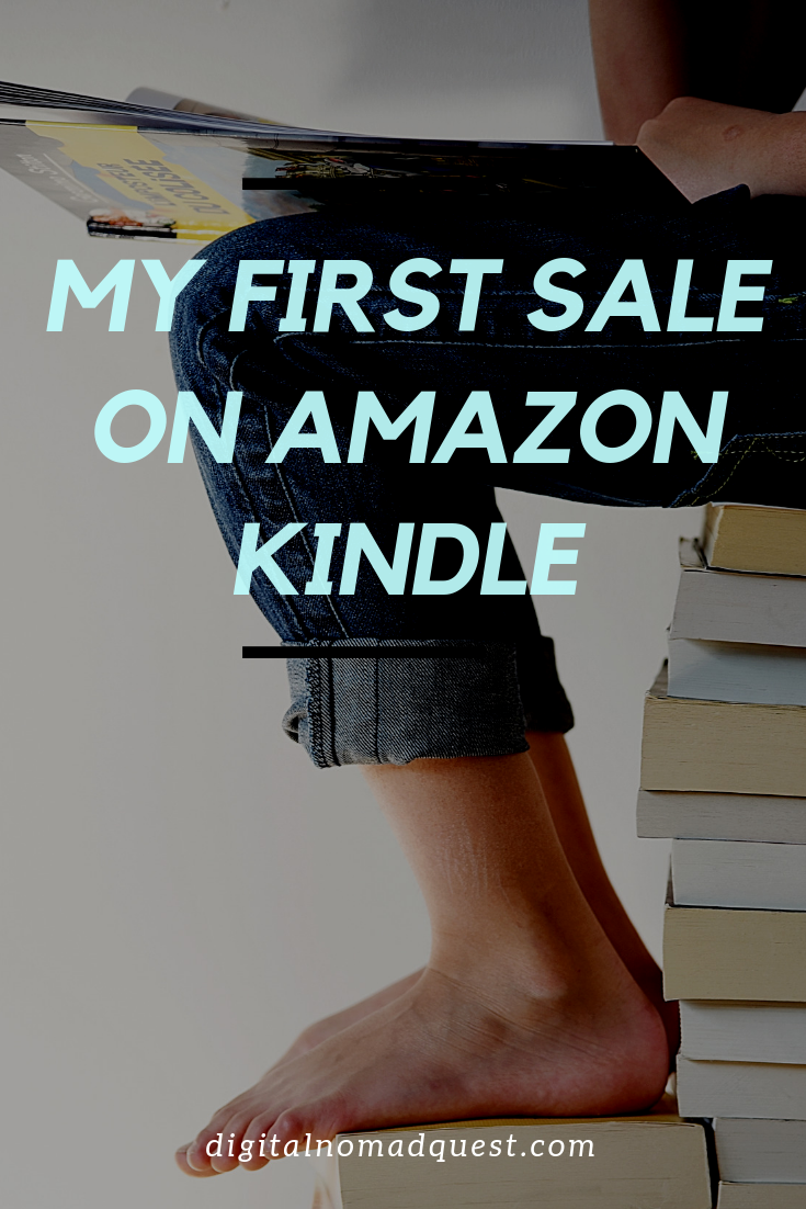 my first sale on Amazon kindle