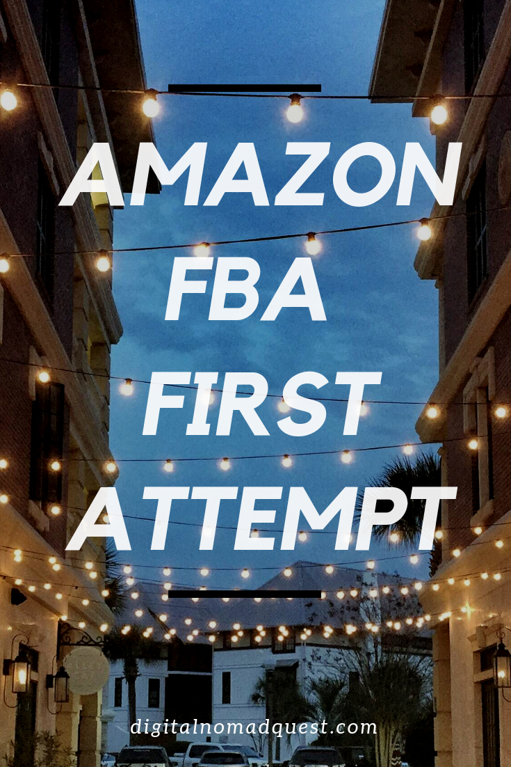 Amazon FBA first attempt