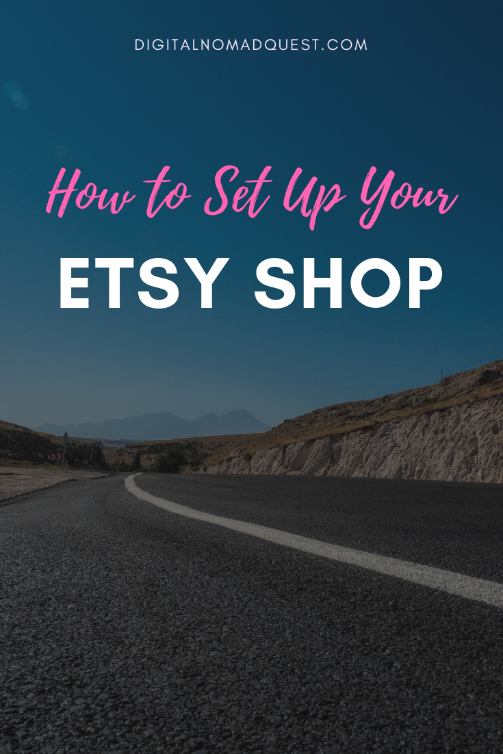 how to set up your etsy shop