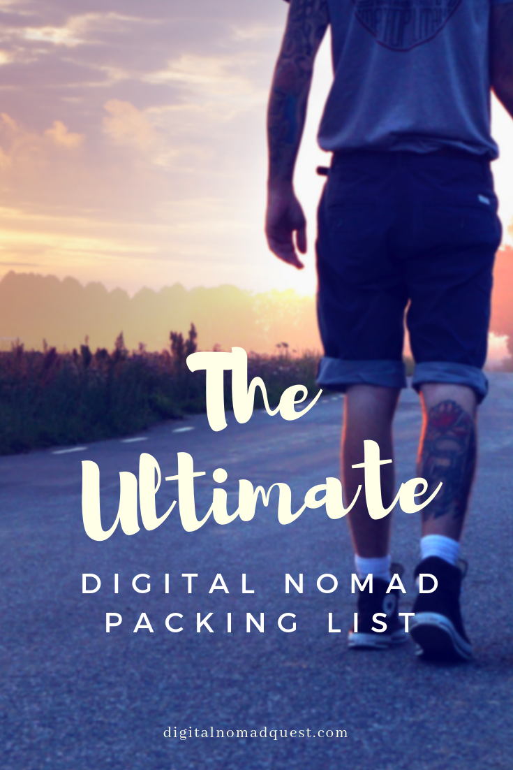 ultimate digital nomad packing list