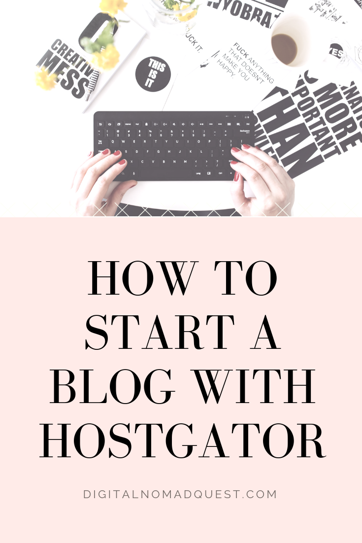 How to start a blog with hostgator