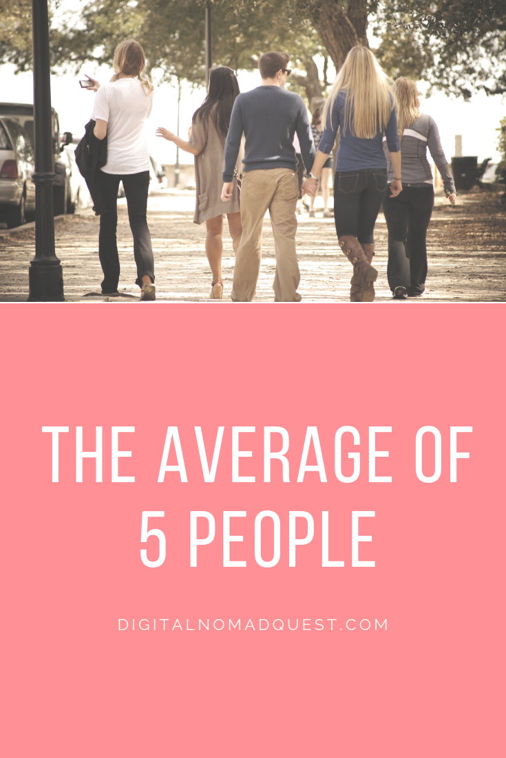 average of 5 people