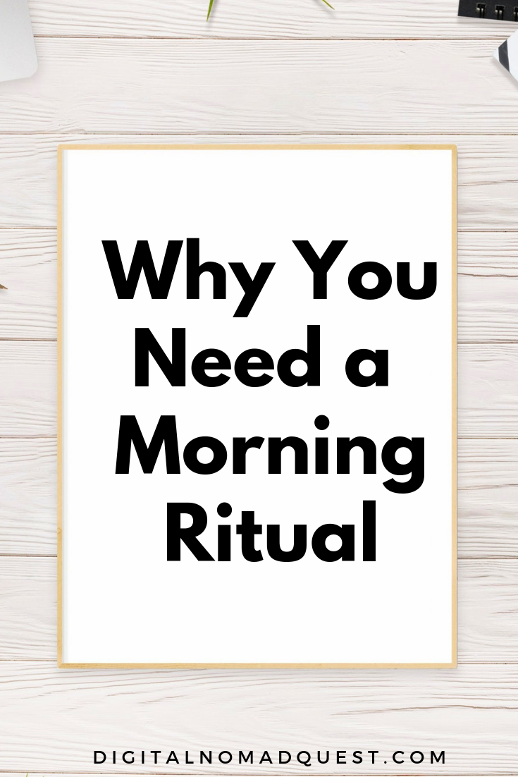 why you need a morning ritual
