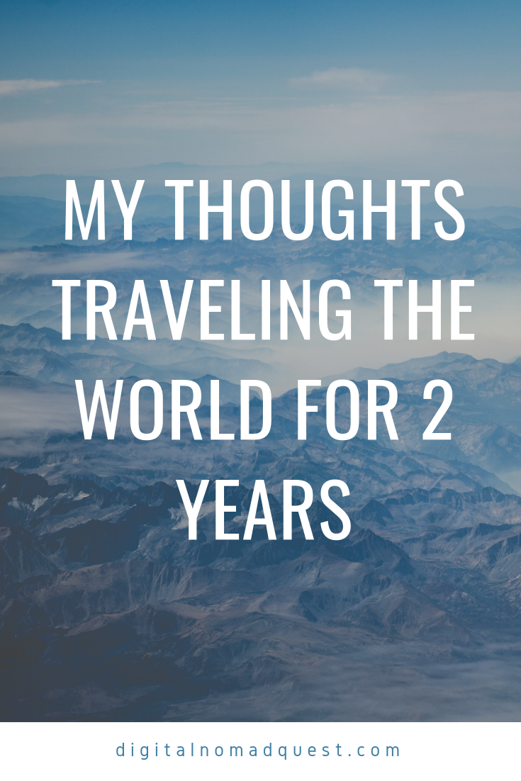 traveling 2 years