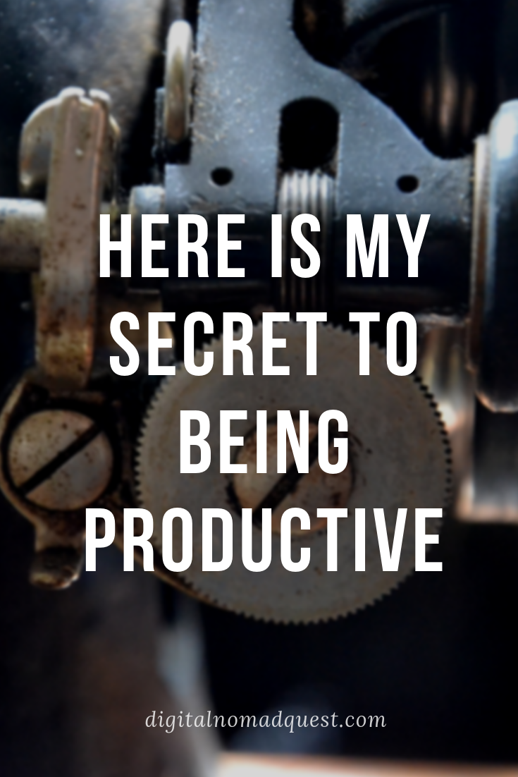 secret to being productive