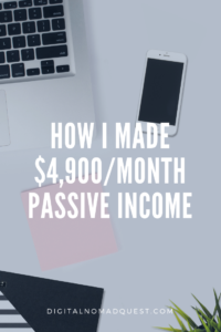 4900 passive income