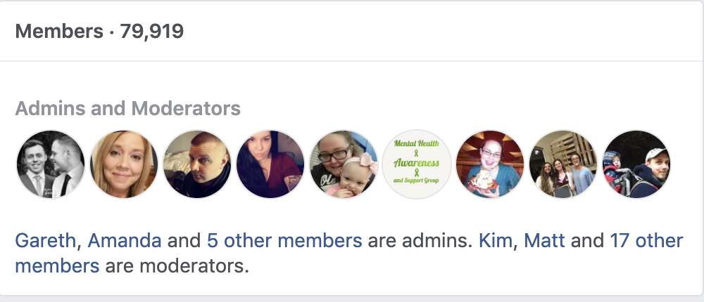 admins of groups