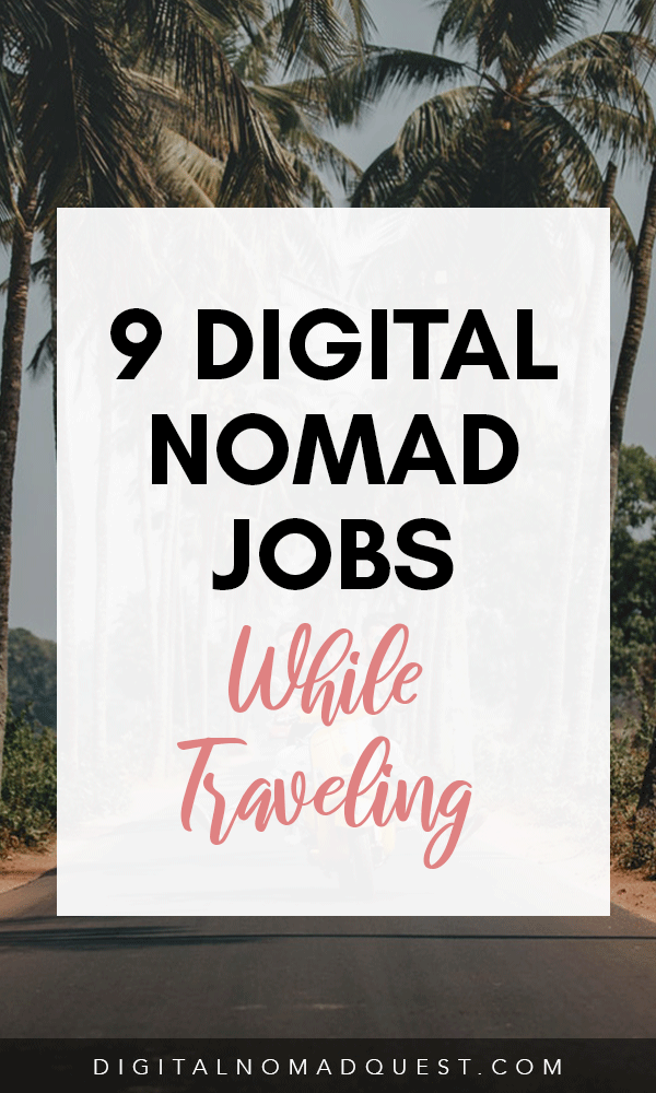 digital nomad jobs while traveling