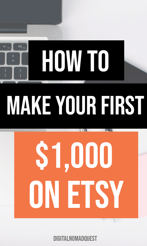 make your first 1000 on etsy