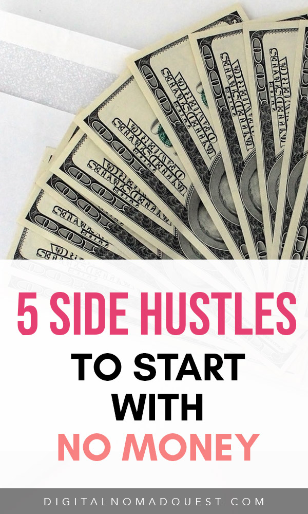 5 side hustles to start with no money