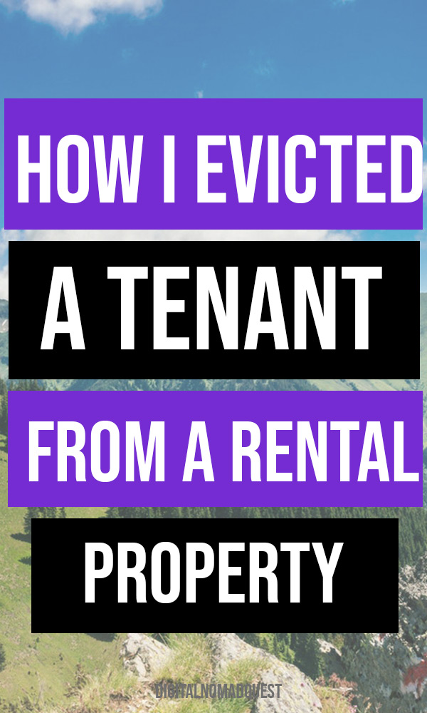 evicted tenant from a rental property