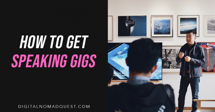 how to get speaking gigs
