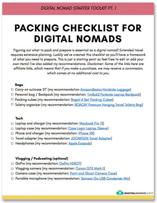 Click Here to Download Checklist