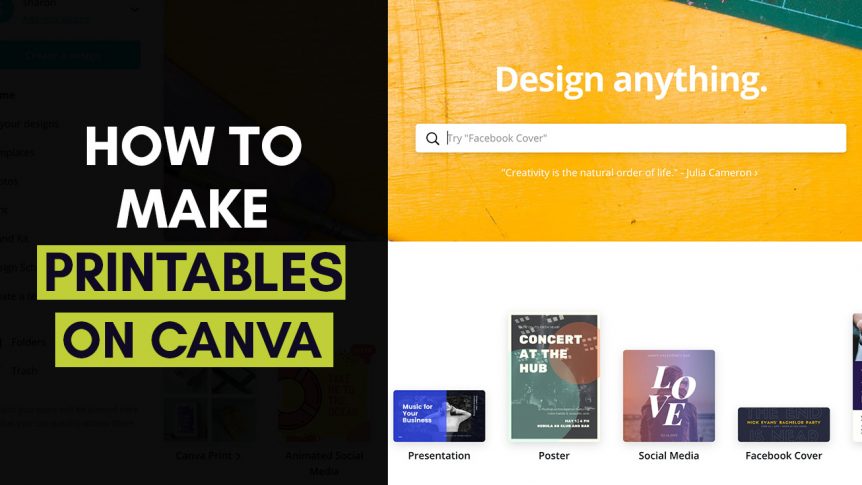 How to Make Printables on Canva for Etsy