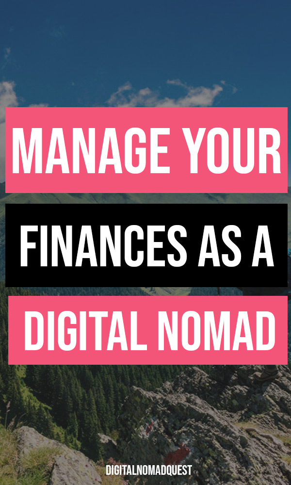 manage your finances as a digital nomad