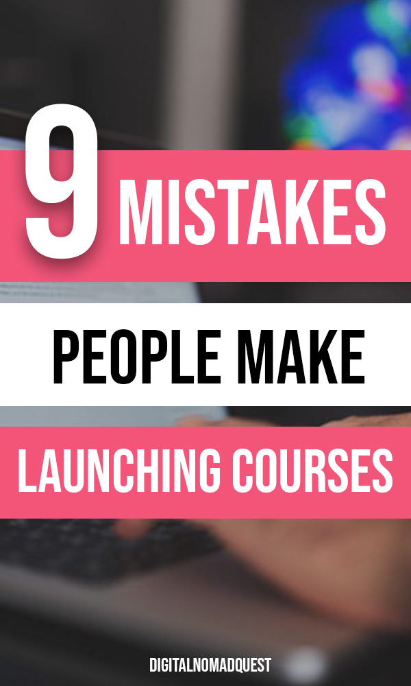 9 mistakes courses