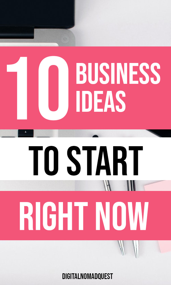 business ideas to start 