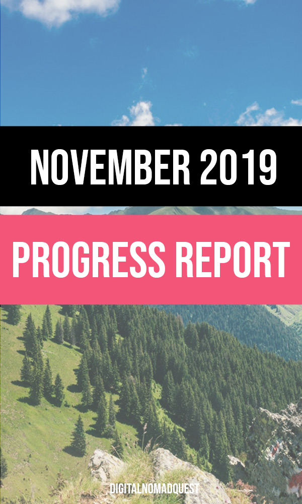 november 2019 progress