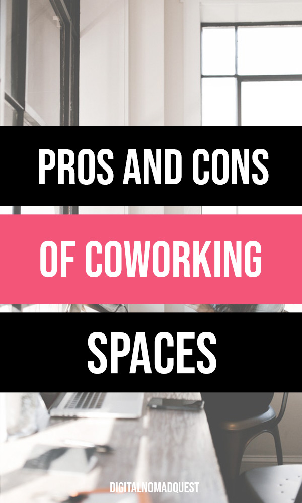 pros cons coworking