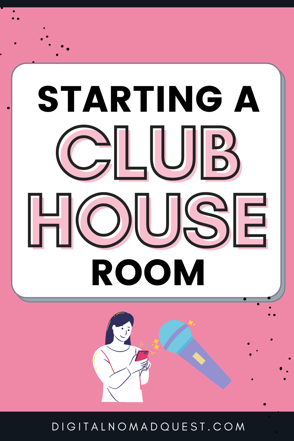 how to start a clubhouse room